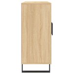 vidaXL Buffet chêne sonoma 90x34x80 cm bois d'ingénierie