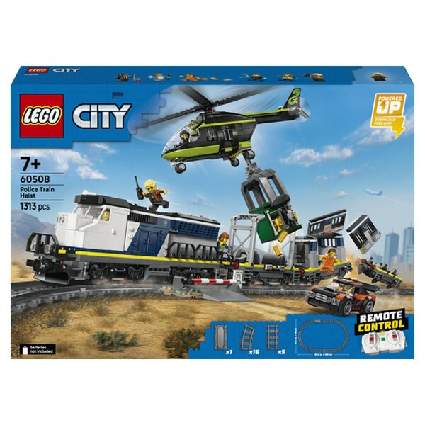 60508 Le braquage du train de police ® City