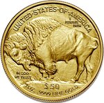 Pièce de monnaie en Or 50 Dollars g 31.1 (1 oz) Millésime 2023 BUFFALO