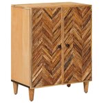 vidaXL Armoires de rangement 3 Pièces Marron 60 x 33 5 x 75 cm