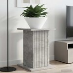 vidaXL Support de Plante 2 pc Gris béton 30 5 x 30 x 43 cm