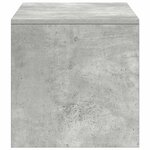 vidaXL Meuble TV Gris béton 100 x 40 x 40 cm Aggloméré