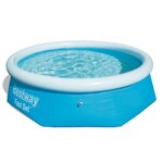 Bestway piscine gonflable fast set rond 244 x 66 cm 57265