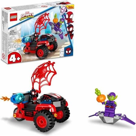 Lego 10781 marvel spidey et ses amis extraordinaires miles morales : le techno-trike de spider-man  jouet enfants +4 ans