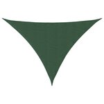 vidaXL Voile parasol tissu oxford triangulaire 4x4x5 8 m vert foncé