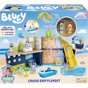 Moose Toys 19393 - Bluey Bateau de croisière avec toboggan
