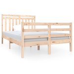 vidaXL Cadre de lit sans matelas bois massif