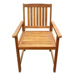 vidaXL Chaises de jardin lot de 2 Bois d'acacia massif Marron