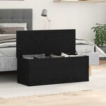 vidaXL Boîte de Rangement Chêne noir 90 x 35 x 35 cm Bois d'ingénierie