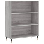 vidaXL Bibliothèque sonoma gris 69 5x32 5x90 cm bois d'ingénierie