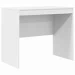 vidaXL Bureau avec rangement avec tiroir 2 Pièces Blanc 90 x 50 x 76 cm