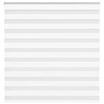 vidaXL Store zèbre blanc 145x150 cm largeur du tissu 140 9cm polyester