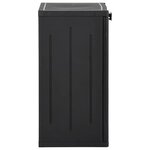 vidaXL Armoire de rangement de jardin Noir 65x45x88 cm PP Rotin