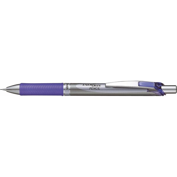 Porte-mine ENERGIZE PL77  argent/violet épaisseur 0 7 mm PENTEL