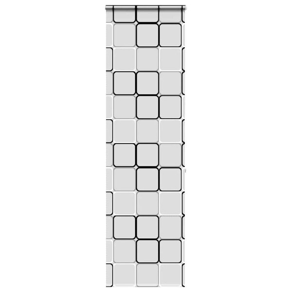 vidaXL Store enrouleur de douche avec cassette largeur du tissu 66 cm