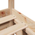 vidaXL Cadre de lit sans matelas 100x200 cm bois massif de pin