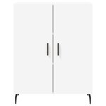 vidaXL Buffet haut Blanc 69 5x34x180 cm Bois d'ingénierie
