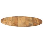 vidaXL Dessus de table Ø 70x3 8 cm rond bois de manguier massif