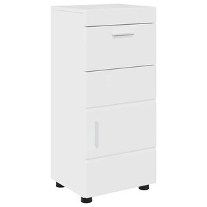 vidaXL Cabinet de salle de bain TULUM Blanc brillant 37 x 31.5 x 82 cm