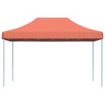 vidaXL Tente de fête Terre cuite 292 x 440 x 315 cm Tissu Oxford