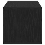 Étagère murale vidaXL Chêne noir 140x41x75 cm Bois d'ingénierie
