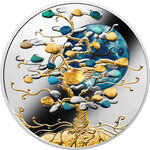 Monnaie CITRINE Tree of Luck 1 Oz Argent 1$ Niue 2026 (PRÉCOMMANDE)