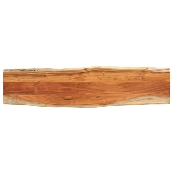 vidaXL Dessus de table 160x40x3 8 cm rectangulaire bois massif acacia