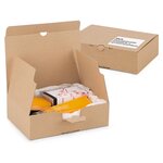 Boîte carton brune d'expédition à montage instantané 25x15x10 cm (lot de 20)