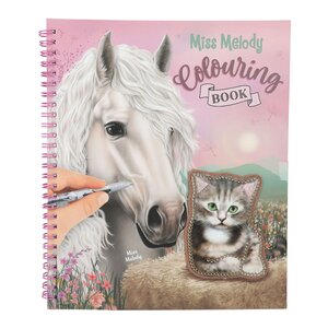 livre et page à colorier