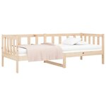 vidaXL Lit de jour sans matelas 80x200 cm bois de pin massif