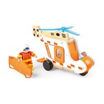 Hape E3092 - Kit d'hélicoptère de Sauvetage en Bois