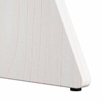 vidaXL Table basse 3 Pièces Blanc 49 x 49 x 30 cm Bois massif en pin