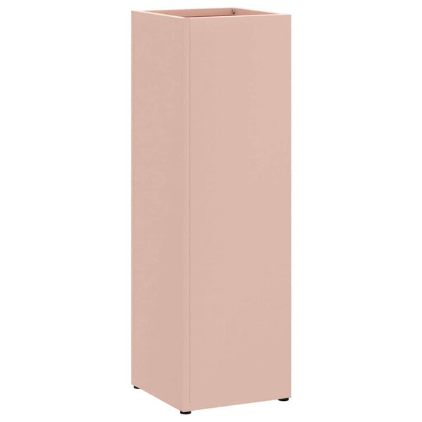 vidaXL Porte-parapluie avec stockage Rose 15 5 x 15 5 x 49 cm Métal