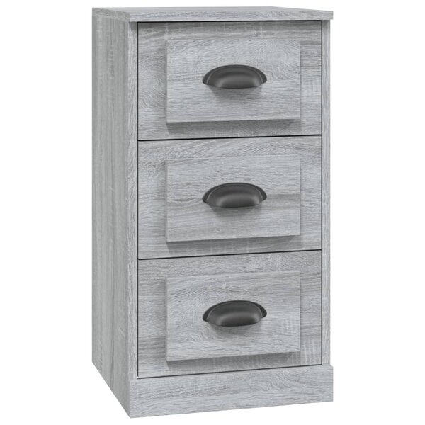 vidaXL Buffet sonoma gris 36x35 5x67 5 cm bois d'ingénierie