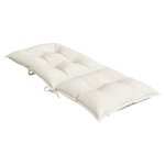 vidaXL Coussins de chaise à dossier haut lot de 6 crème mélangé tissu