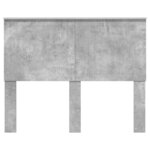 vidaXL Tête de lit Gris béton 120 cm Bois d'ingénierie