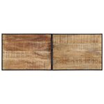 vidaXL Table de bar 150x55x107 cm bois de manguier massif brut