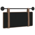vidaXL Tête de lit suspendue Cappuccino Simili cuir