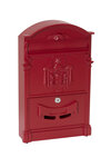 Boîte aux lettres style rétro - classique  Residencia D-2151/R  Aluminium  Rouge