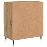 vidaXL Buffets 3 Pièces Chêne artisanal