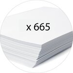 Classeur à levier PVC A4 dos de 70mm. - Bleu foncé x 10 EXACOMPTA