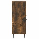 vidaXL Buffet Chêne fumé 33 x 34 5 x 89 5 cm Bois d'ingénierie