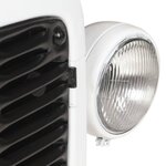 vidaXL Cave à vin tracteur Blanc 49x31x172 cm Bois de manguier solide