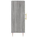vidaXL Buffet Sonoma gris 34 5x34x90 cm Bois d'ingénierie