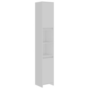 vidaXL Armoire de salle de bain Blanc 30x30x183 5 cm Bois d'ingénierie