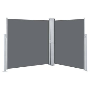 vidaXL Auvent latéral rétractable Anthracite 140 x 600 cm