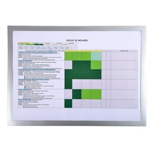 Pochette D'affichage Magnétique A3 - Argent - X 5 - Exacompta