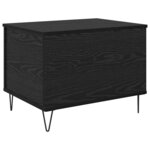 vidaXL Table basse Chêne noir 60 x 44 5 x 45 cm Bois d'ingénierie