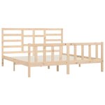 vidaXL Cadre de lit sans matelas 200x200 cm bois massif de pin