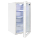 Frigo bar de comptoir vitré 88 l - polar - r600a - acier peint188vitrée/battante 430x480x825mm